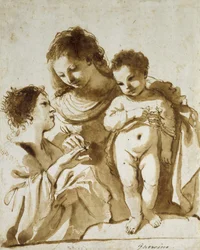 Die mystische Hochzeit der Heiligen Katharina, 1618 - 1619